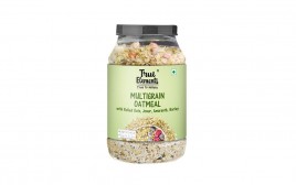 True Elements Multigrain Oatmeal with Rolled Oats, Jowar, Amaranth, Barley  Plastic Jar  1 kilogram
